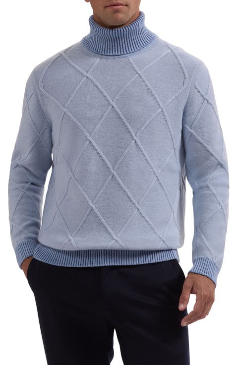 Diamond Turtleneck Sweater
