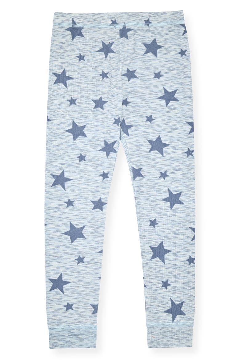 Kids' Snug Fit Pajamas & Scrunchie Set, Alternate, color, BLUE