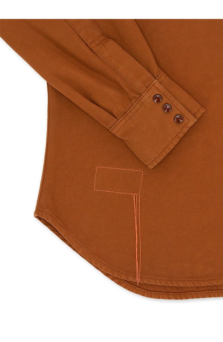 Fortela Toledo Texan Shirt, Alternate, color, Dark Brown