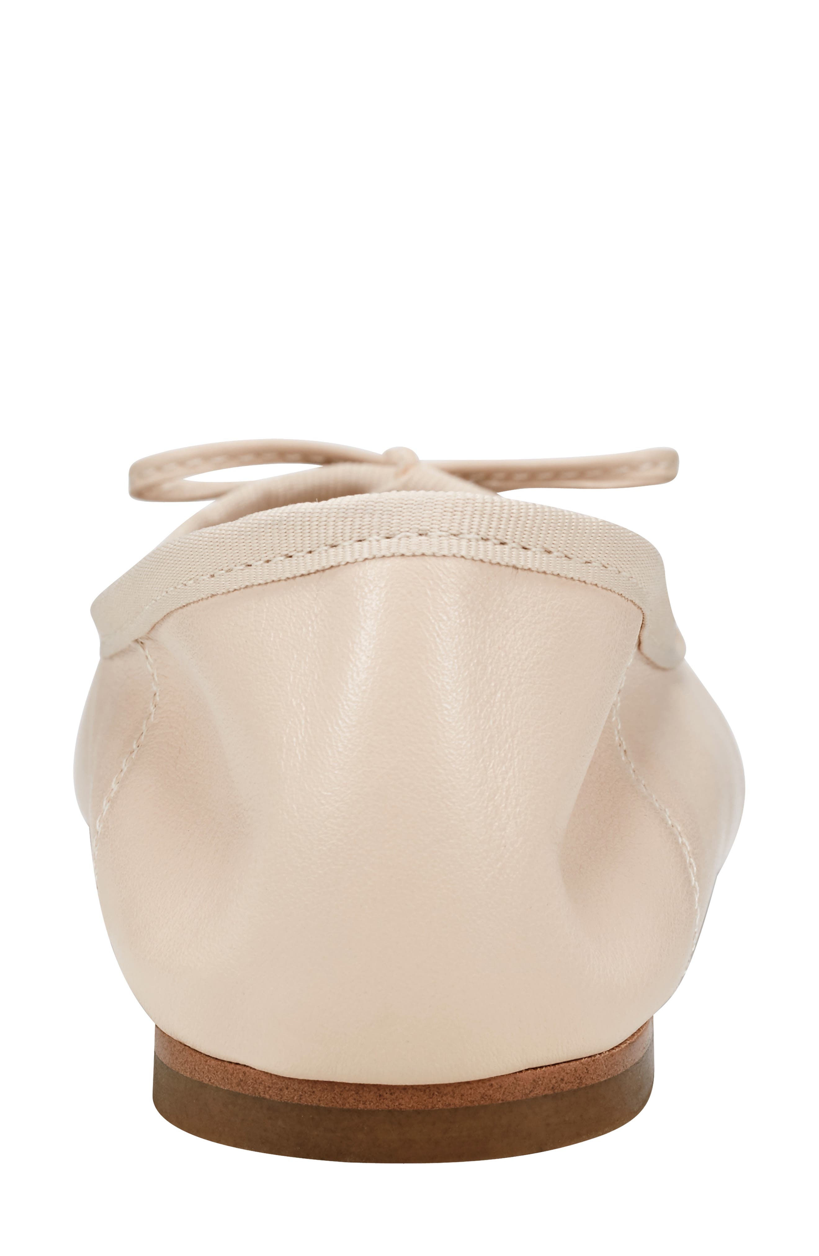 Delaney Square Toe Ballet Flat, Alternate, color, NUDE