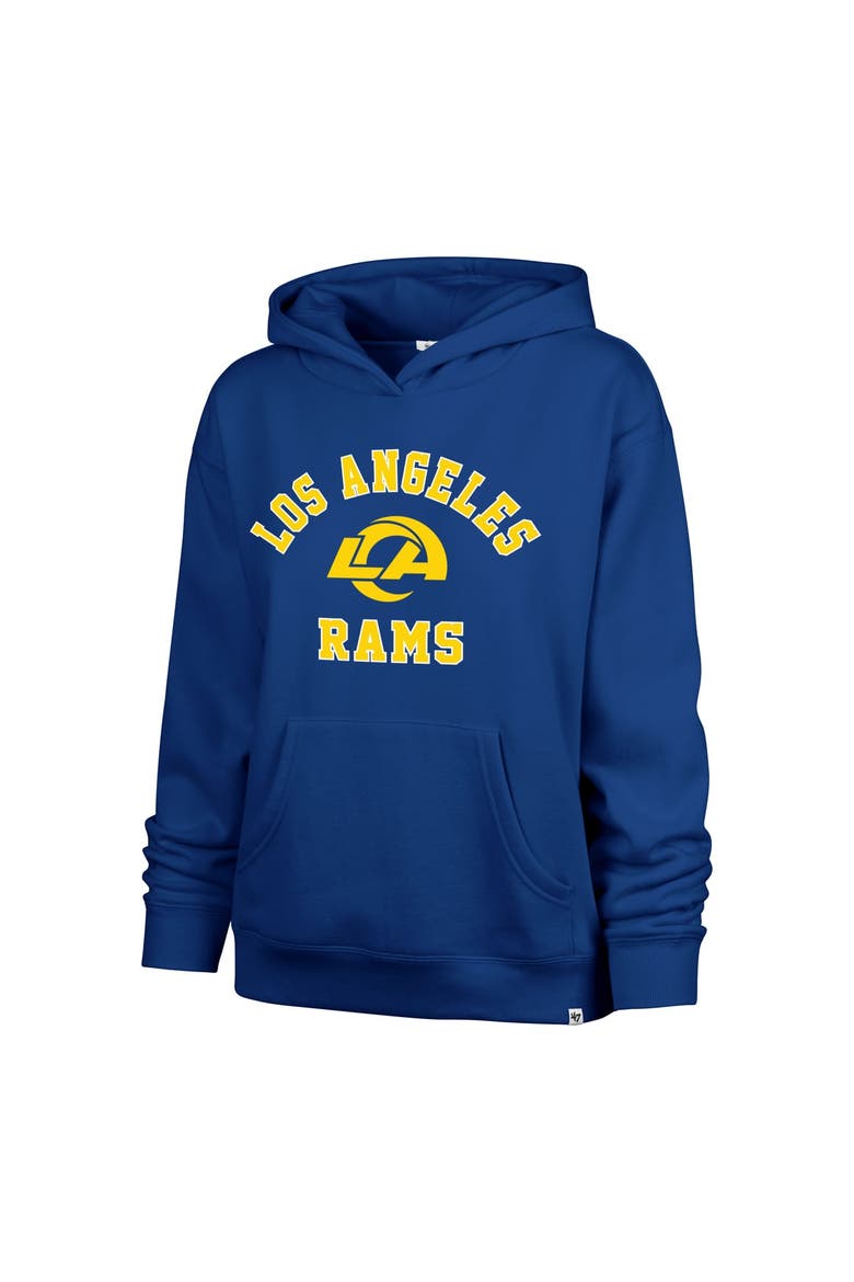 Women's '47 Royal Los Angeles Rams Varsity Naomi Hoodie, Alternate, color, Royal