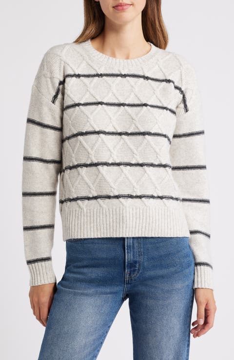 Stripe Crewneck Sweater