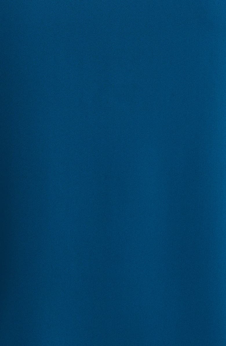 AK ANNE KLEIN Roll Tab Shirt, Alternate, color, Baltic Teal