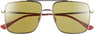 Ray-Ban 56mm Square Sunglasses