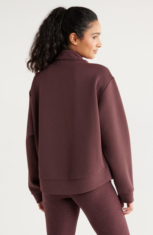 Zella Kickback Ottoman Half Zip Pullover