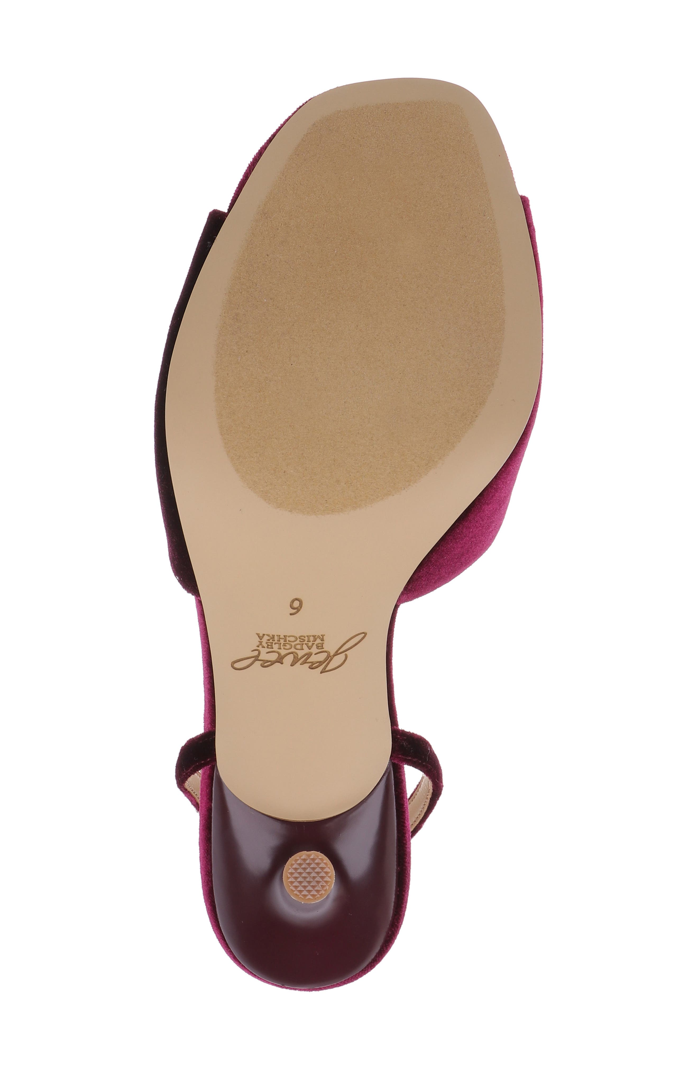 Babe Ankle Strap Sandal, Alternate, color, BURGUNDY VELVET
