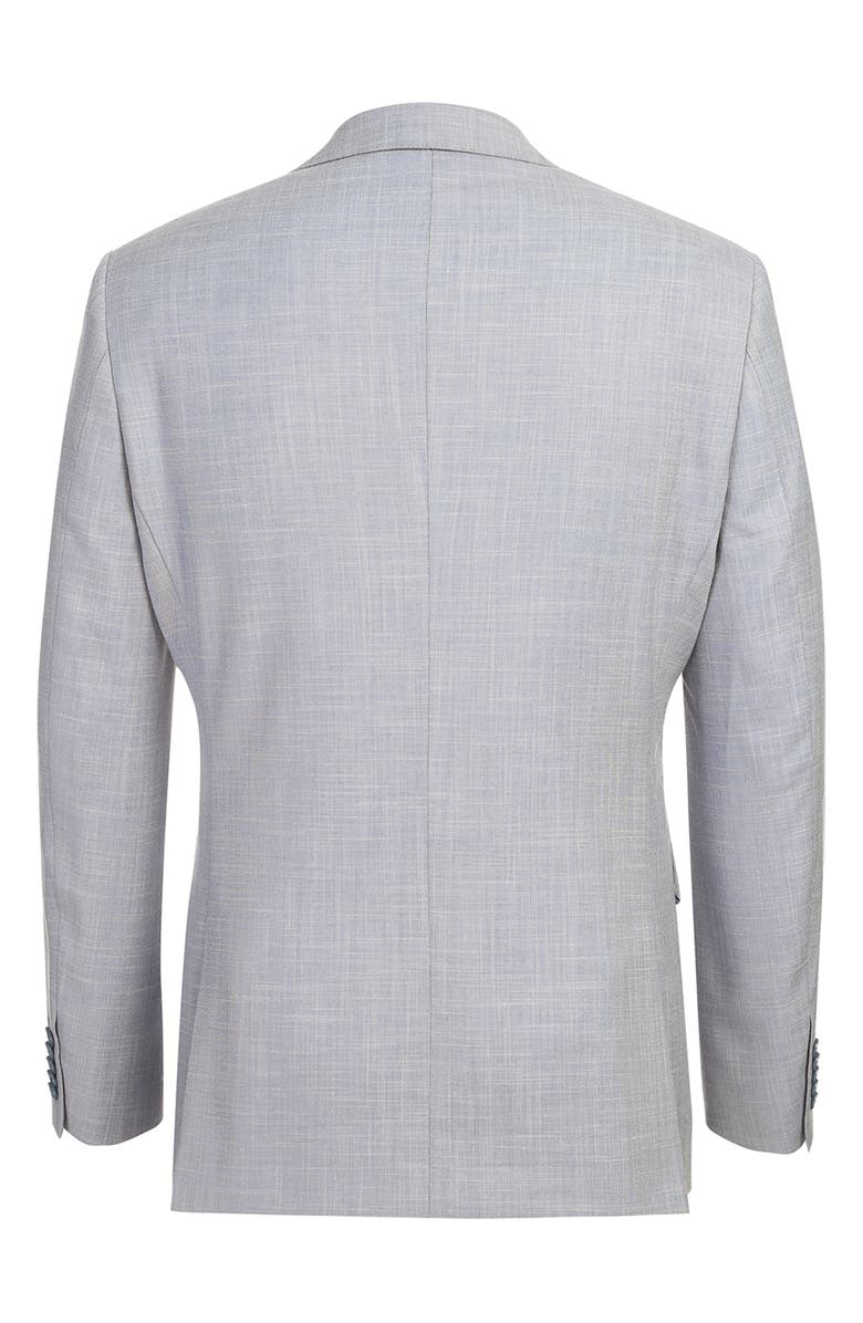 English Laundry Grey Two-Button Mélange Suit, Alternate, color, Light Grey