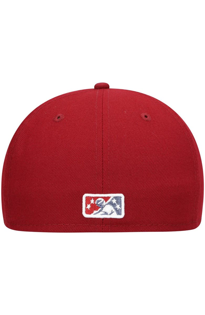 New Era Men's New Era Red Frisco RoughRiders Authentic Collection Team Alternate 59FIFTY Fitted Hat, Alternate, color, Red