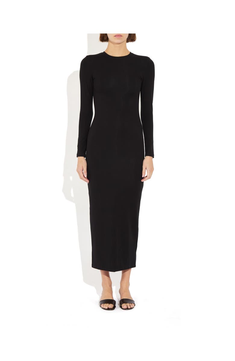 The Park Charity Long Sleeve Maxi Dress, Main, color, Black