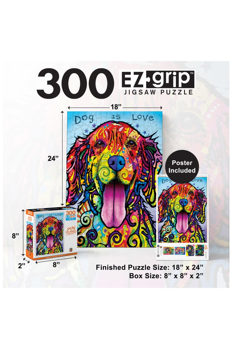 Dog is Love 300 Piece Jigsaw Puzzle, Alternate, color, Multicolor