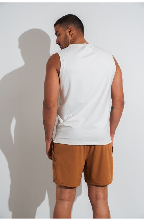 Vitality Motive Crew Tank In Brown