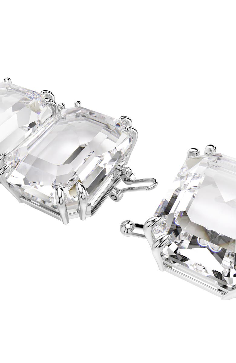 Swarovski Millenia Extender, Alternate, color, Rhodium/ White