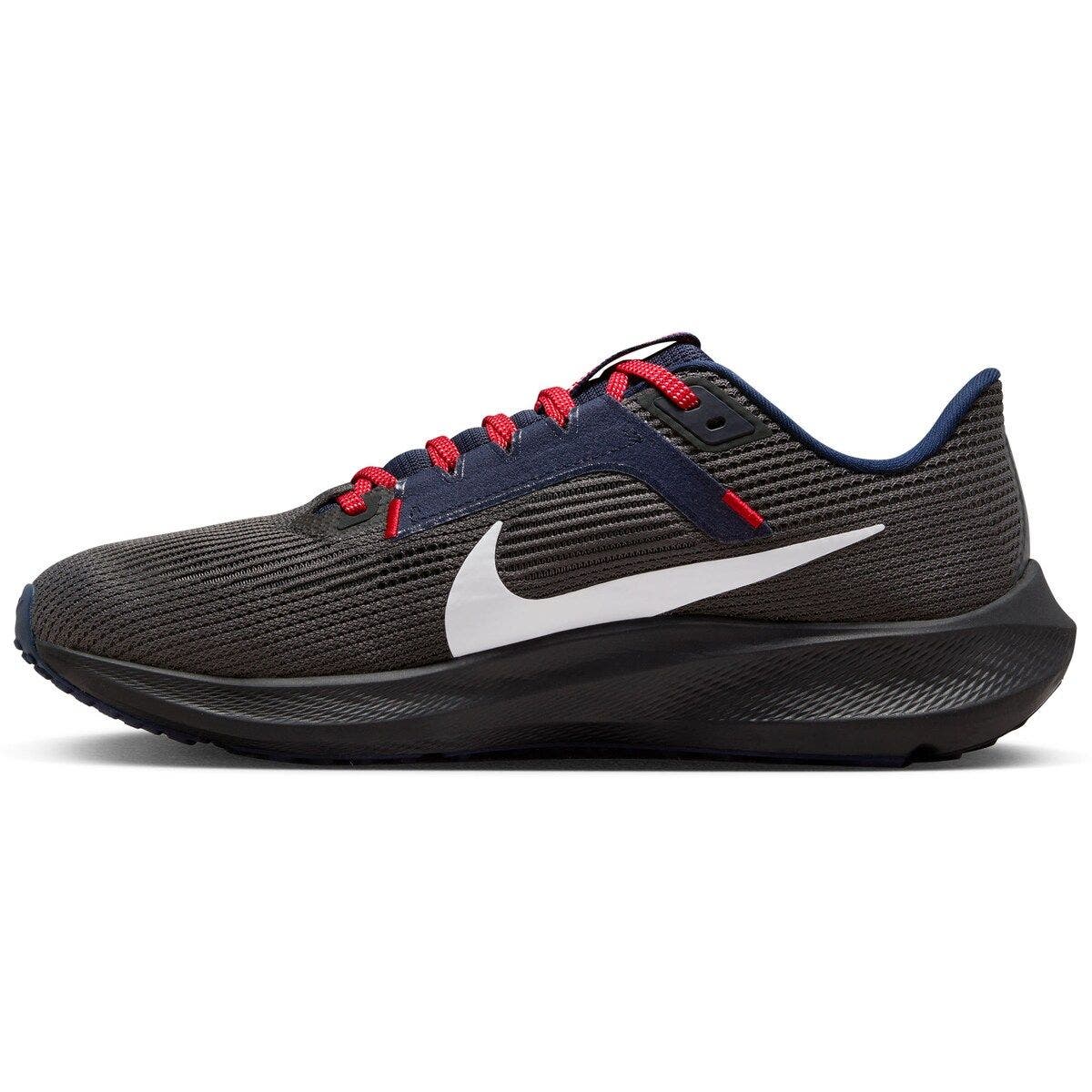 Nike Unisex Nike  Anthracite New England Patriots Zoom Pegasus 40 Running Shoe, Alternate, color, 