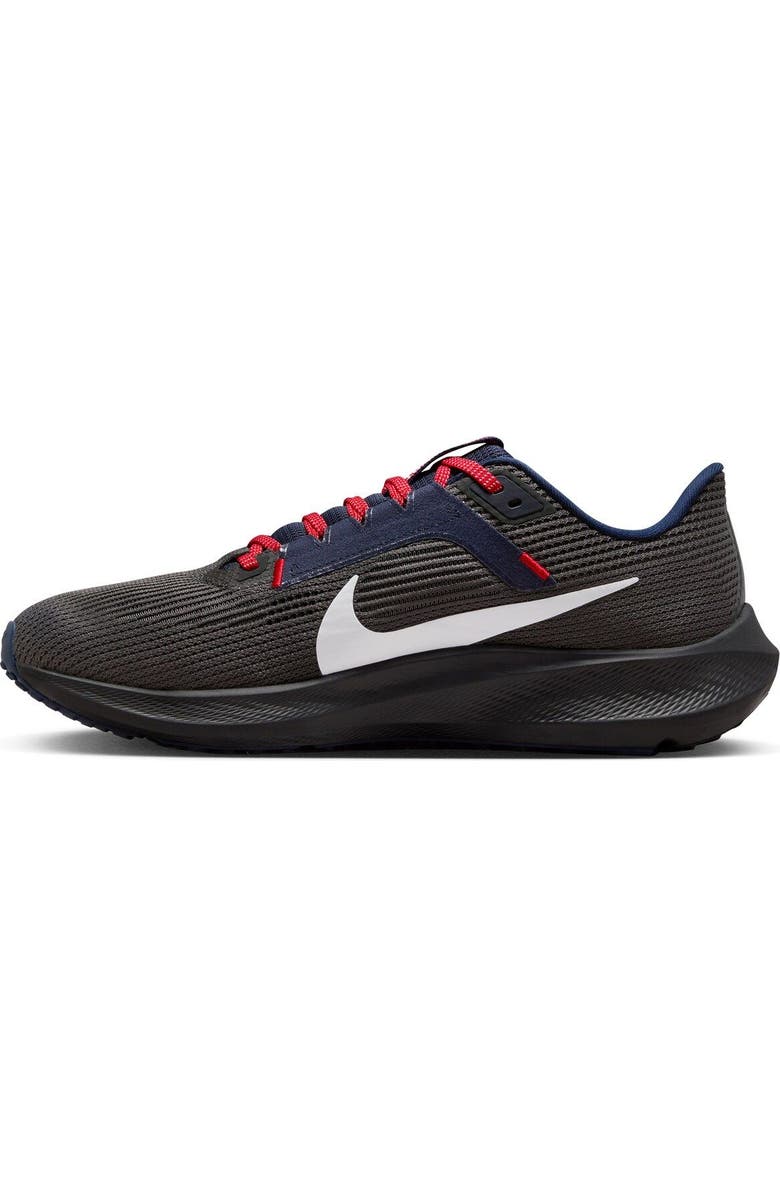 Nike Unisex Nike Anthracite New England Patriots Zoom Pegasus 40 Running Shoe, Alternate, color,