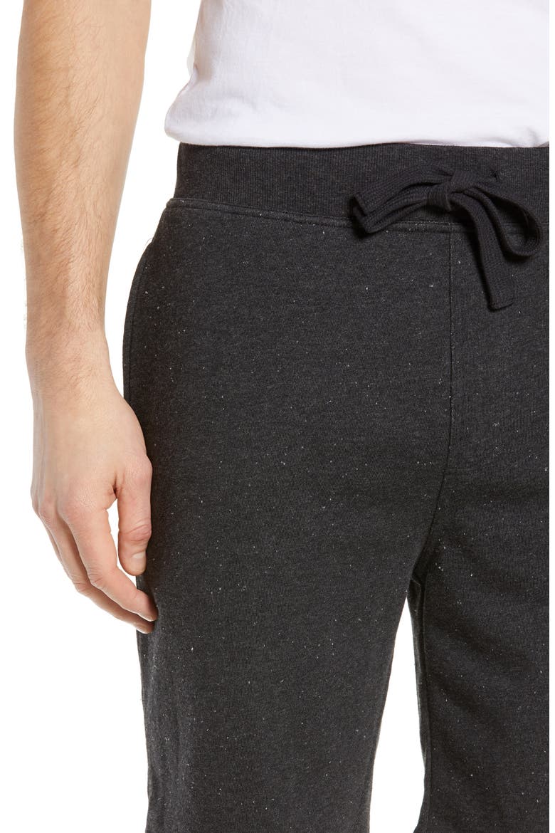 Zavier Terry Lounge Shorts, Alternate, color, BLACK