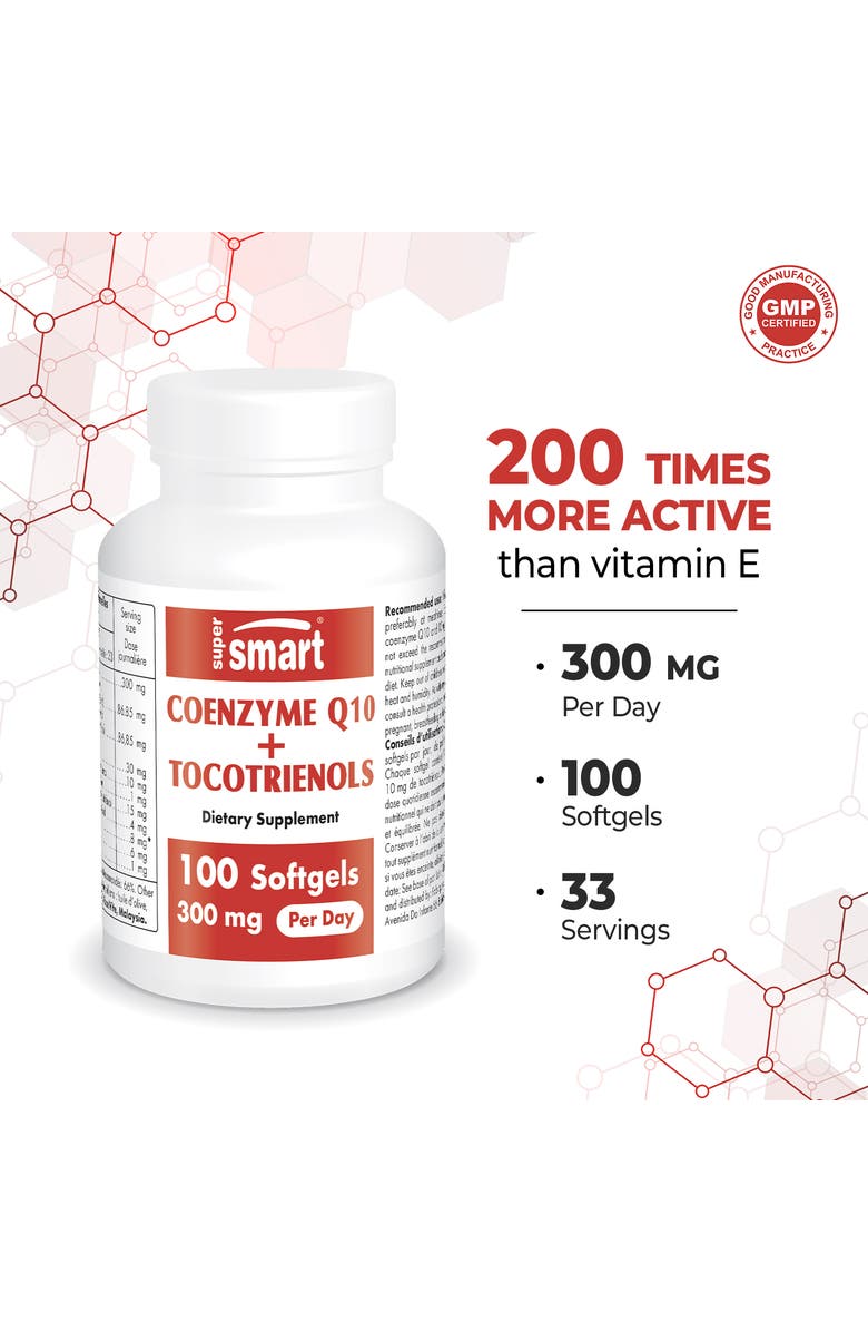SuperSmart Coenzyme Q10 + Tocotrienols, Alternate, color, 