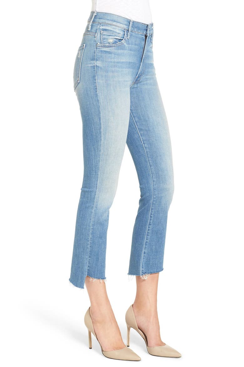 'The Insider' Crop Step Fray Jeans, Alternate, color, SHAKE WELL