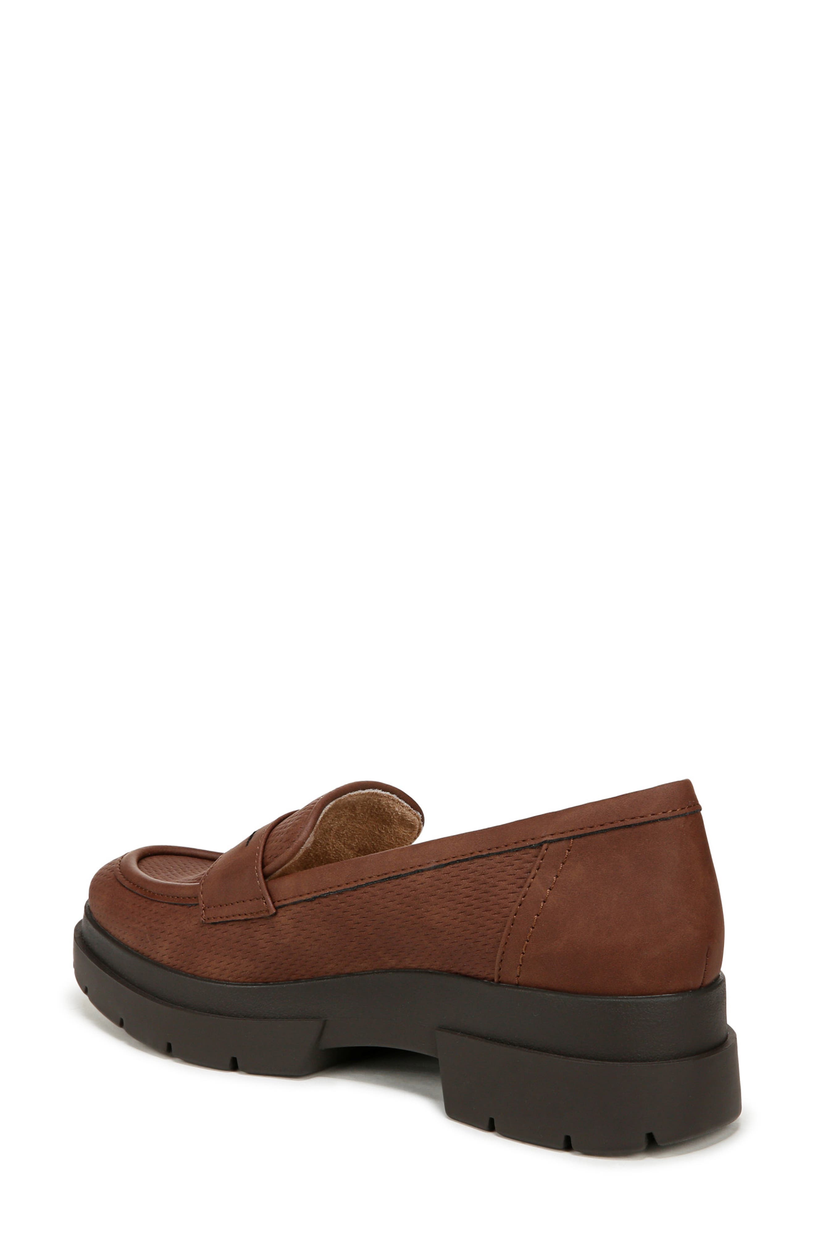 SOUL NATURALIZER Ophelia Lug Sole Penny Loafer, Alternate, color, Cappuccino Brown Faux Leather