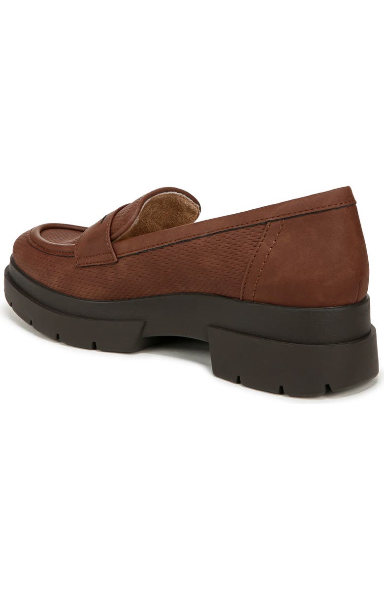 SOUL NATURALIZER Ophelia Lug Sole Penny Loafer, Alternate, color, Cappuccino Brown Faux Leather