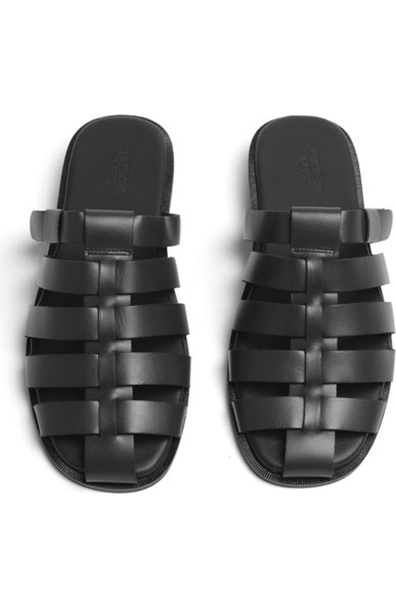Anthony Veer Lido Sandal, Alternate, color, Obsidian Black