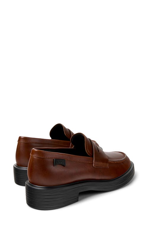 Camper Dean Penny Loafer In Brown