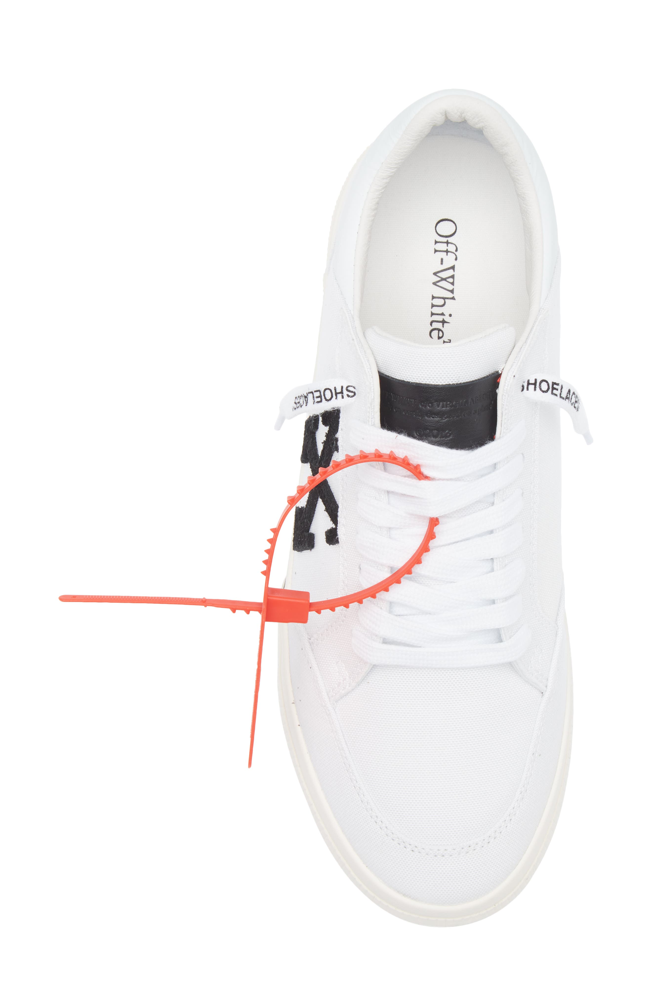 Off-White New Low Sneaker, Alternate, color, White - Black