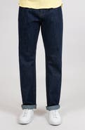 BRISK Slim Straight Selvedge Stud Jeans
