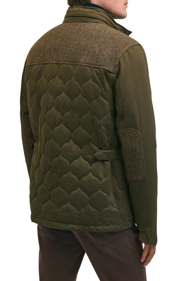 Brooks Brothers Water Resistant Quilted Field Jacket, Alternate, color, Tarmac