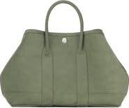 Ezra Arthur Audrey Velvet Leather Top Handle Bag