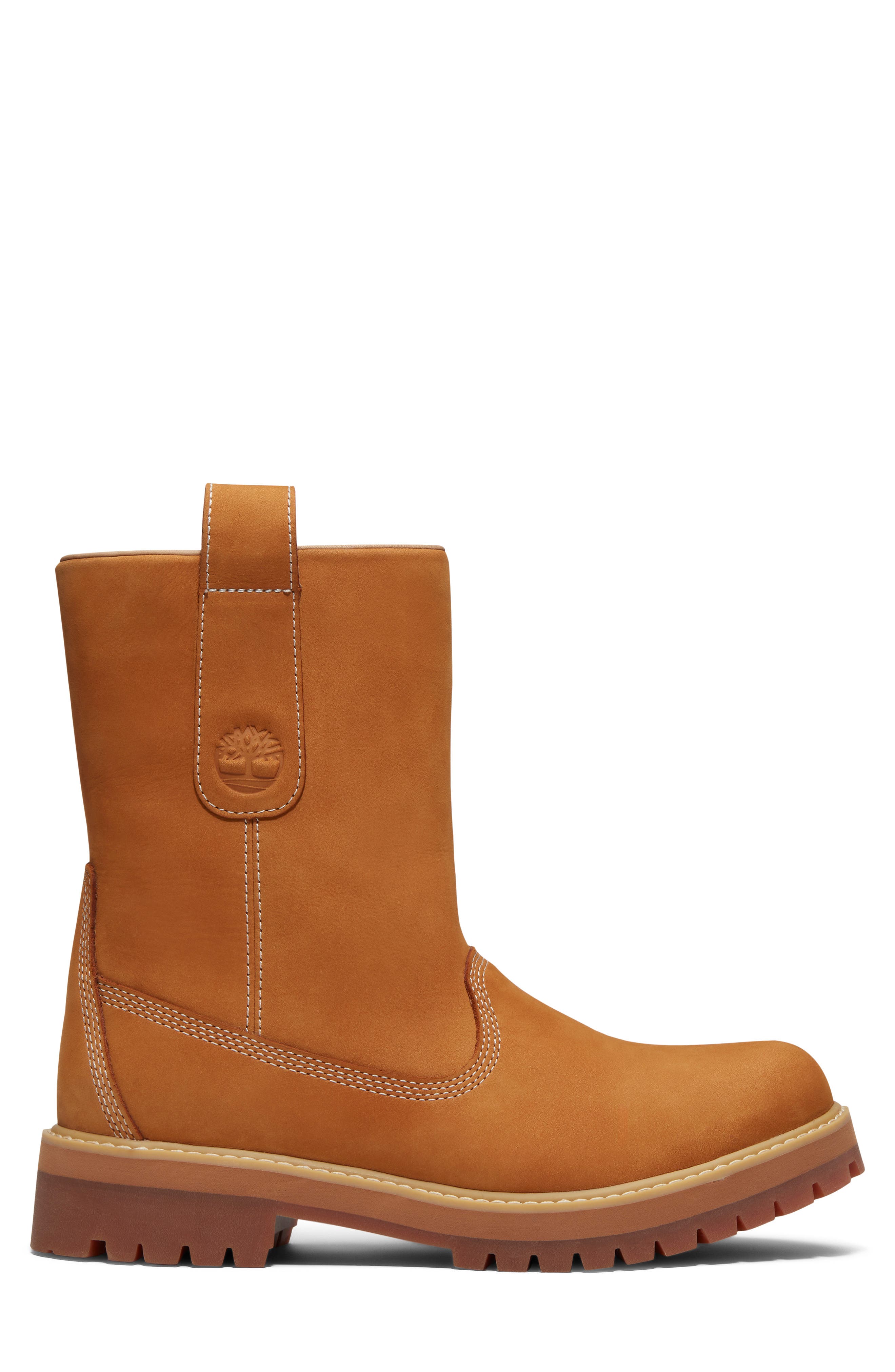 Heritage Mid Leather Boot, Alternate, color, WHEAT NUBUCK