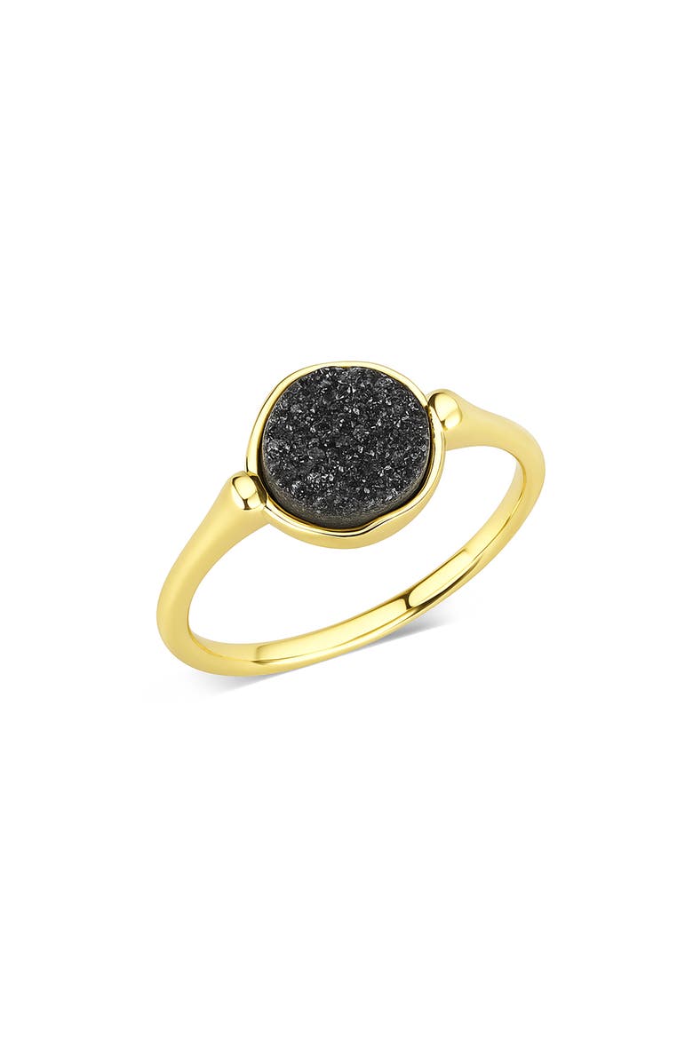Semi-Precious Drusy Ring, Main, color, GOLD