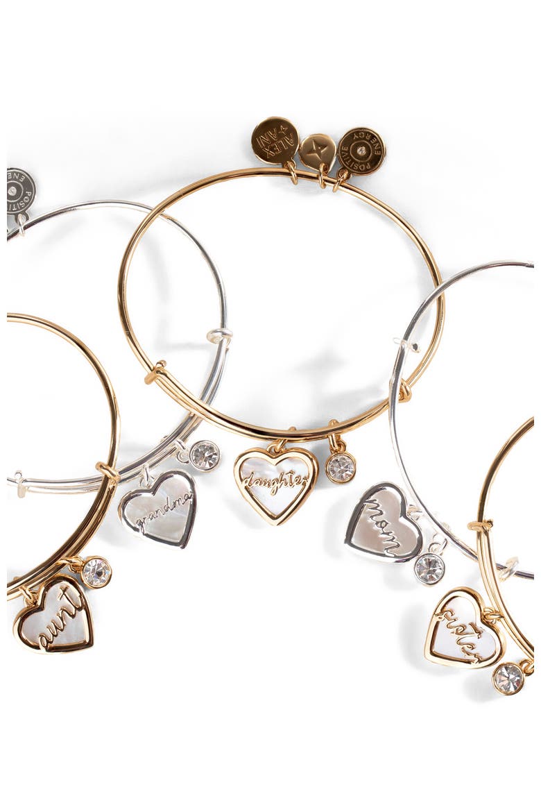 Sister Bangle Bracelet, Alternate, color, Silver