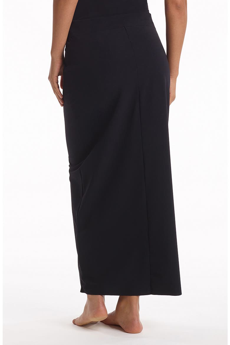 Classic Maxi Slip Skirt, Alternate, color, BLACK