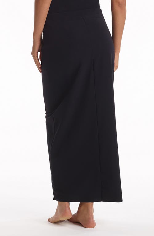 Commando Classic Maxi Half Slip Skirt In Black In Black