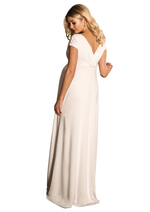 Tiffany Rose Maternity Francesca Maternity Maxi Dress In White