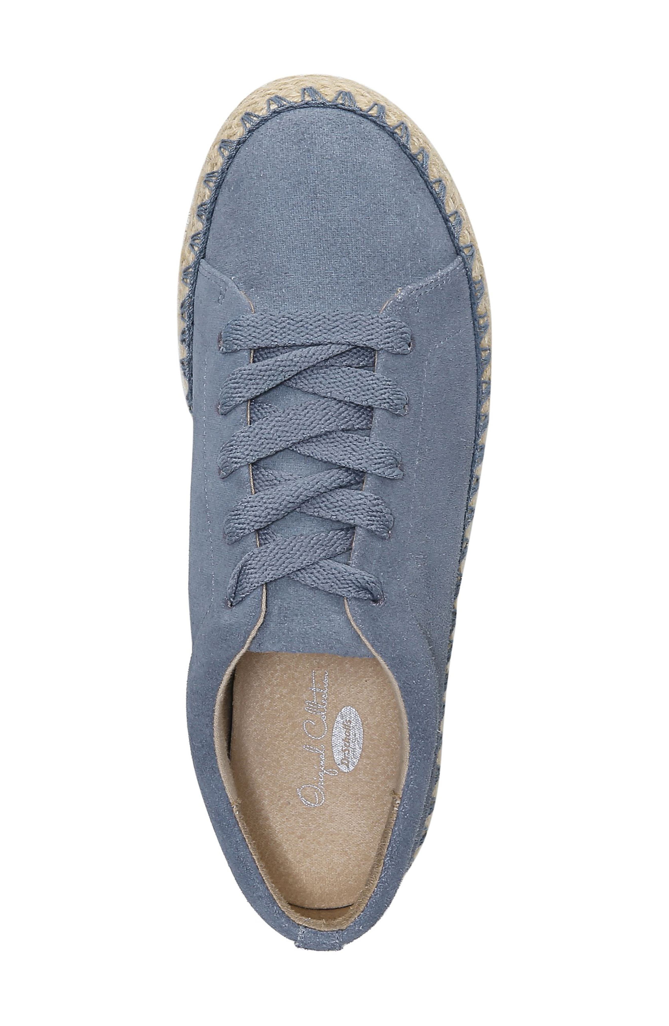 Sunnie Sneaker, Alternate, color, BLUE LEATHER