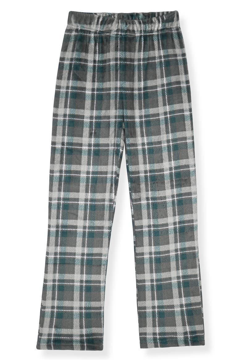Kids' 2-Pack Pajama Pants with Socks, Alternate, color, GREEN