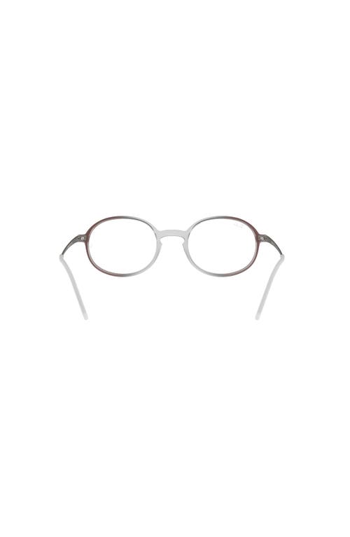 Ray Ban Ray-ban 50mm Oval Optical Glasses In Multi