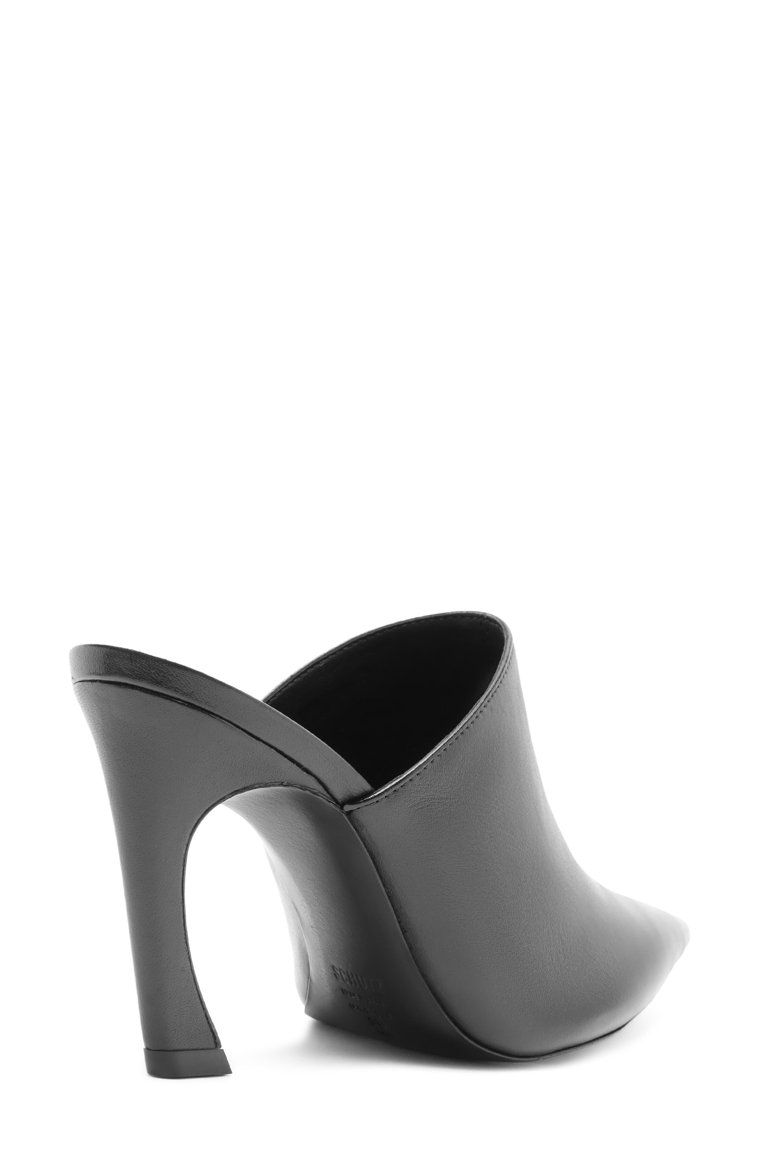 Lexi Pointed Toe Mule, Alternate, color, BLACK