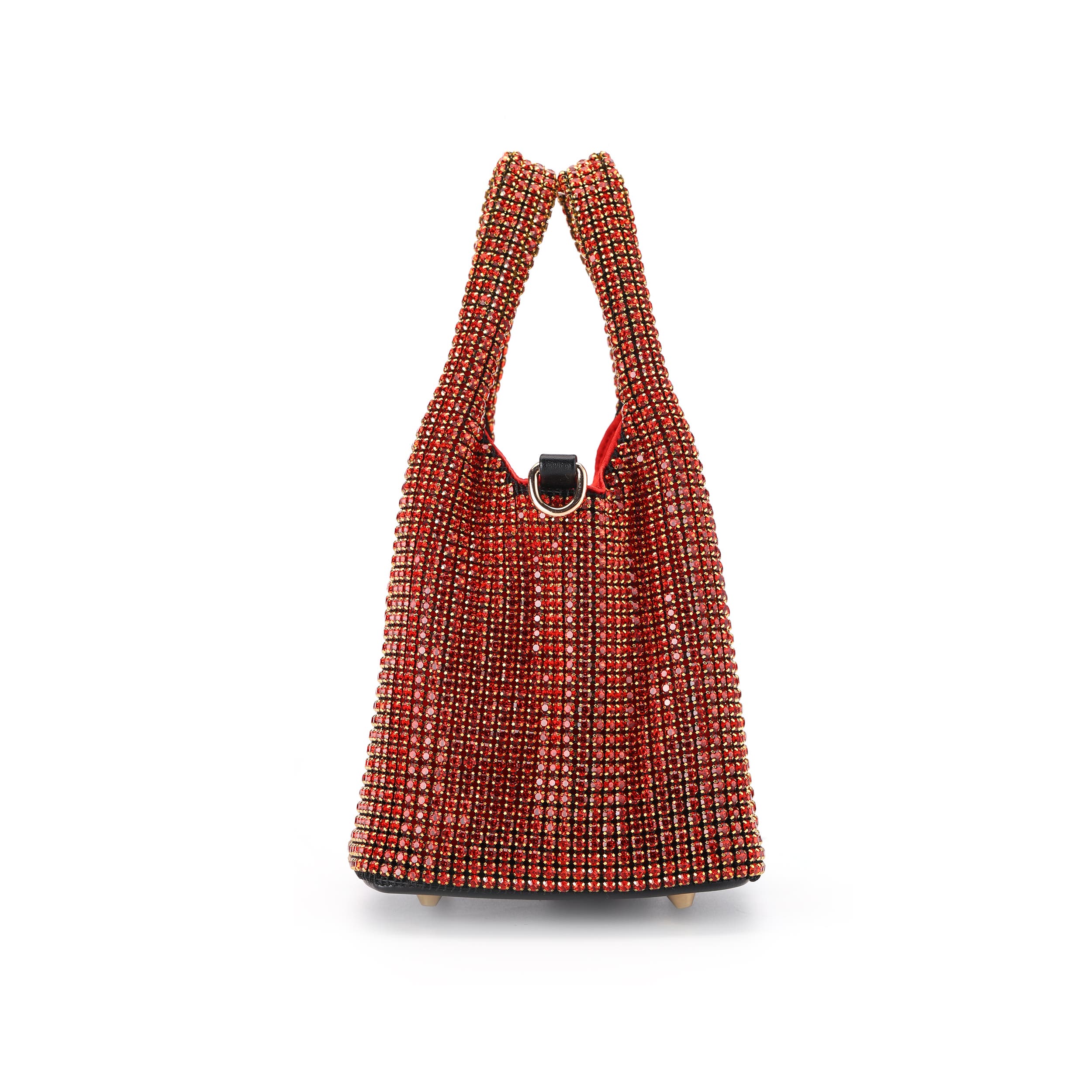 Boho Chic Slouchy Shoulder Handbag, Alternate, color, Red