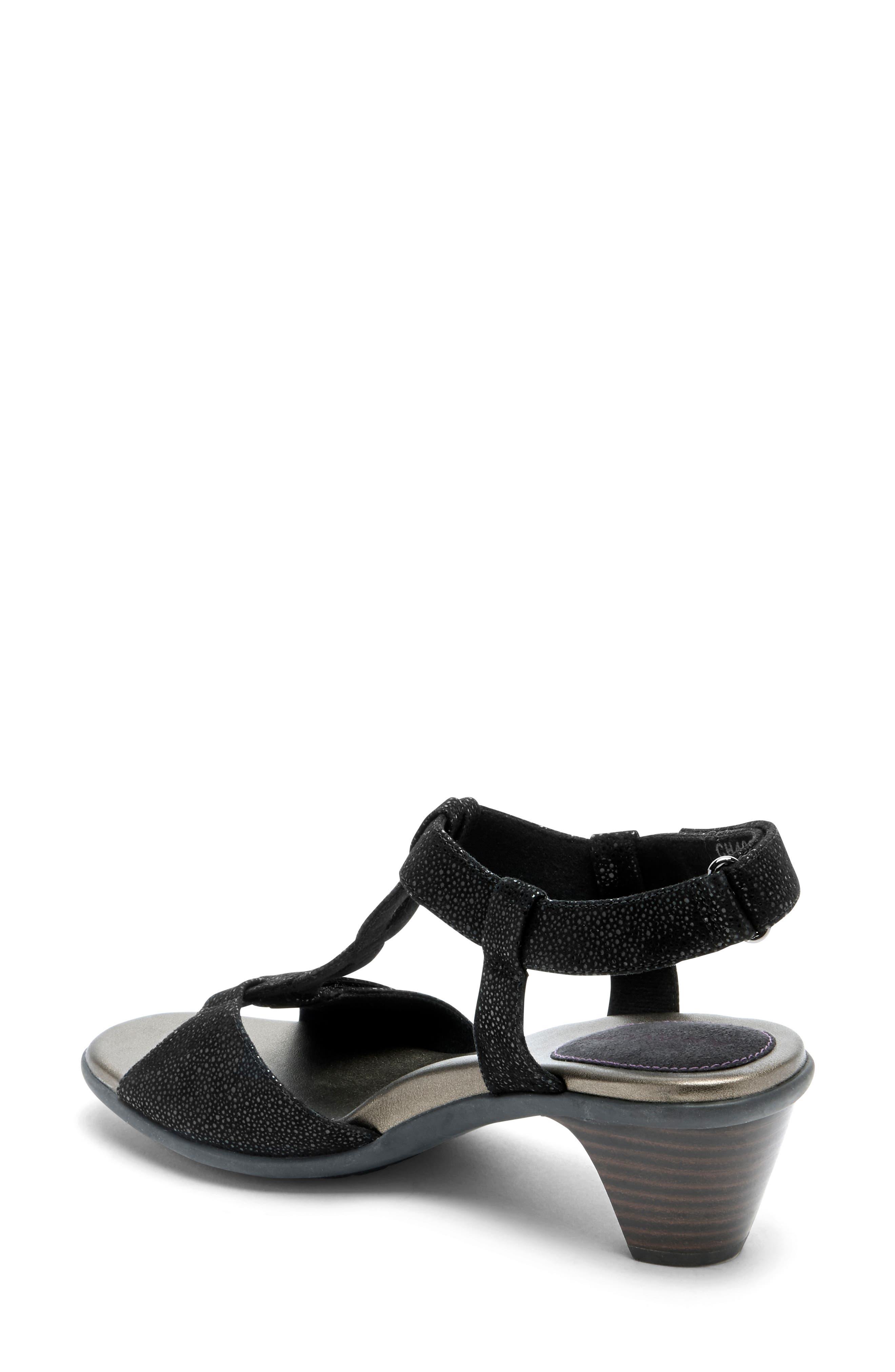 Aravon Medici T-Strap Sandal, Alternate, color, 