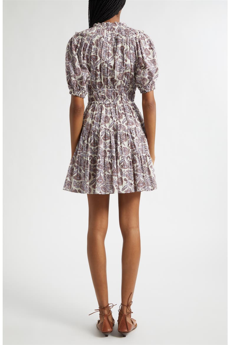 Soffia Print Tiered Dress, Alternate, color, MEADOW