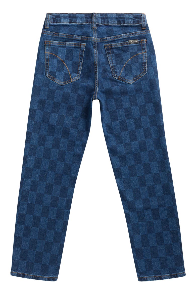 Kids' Rebel Straight Leg Jeans, Alternate, color, CHECK