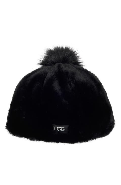 Kids' Faux Fur Pompom Beanie (Toddler & Big Kid)