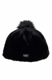 UGG® Kids' Faux Fur Pompom Beanie