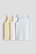 H&M 3-pack Cotton Strappy Tops