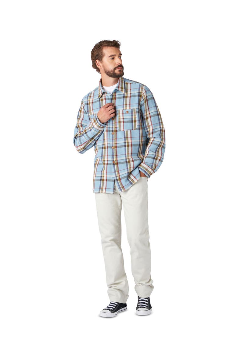 Classic Check Shirt, Alternate, color, Light Blue