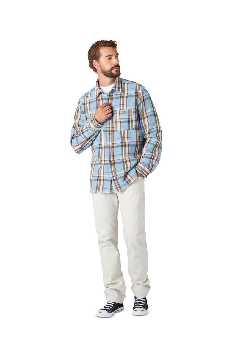 Fortela Classic Check Shirt, Alternate, color, Light Blue