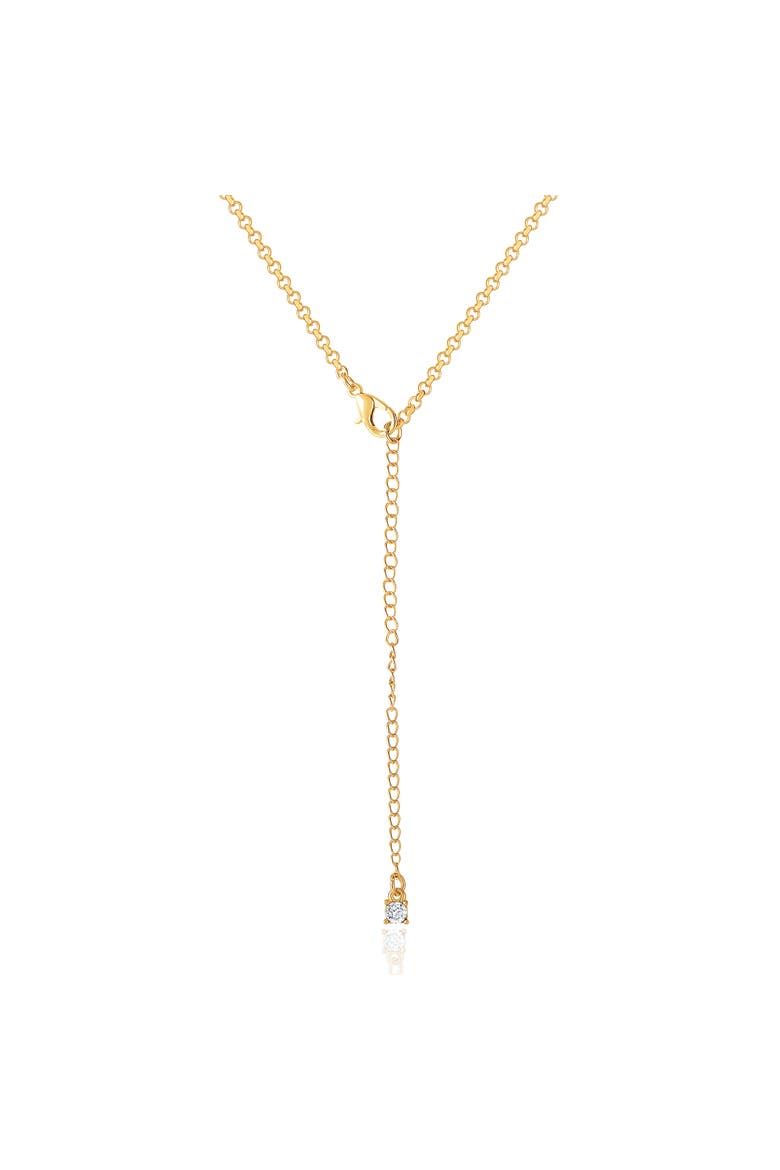 Flash-Plated Magic in Every Wish Necklace, 16" + 3", Alternate, color, Gold