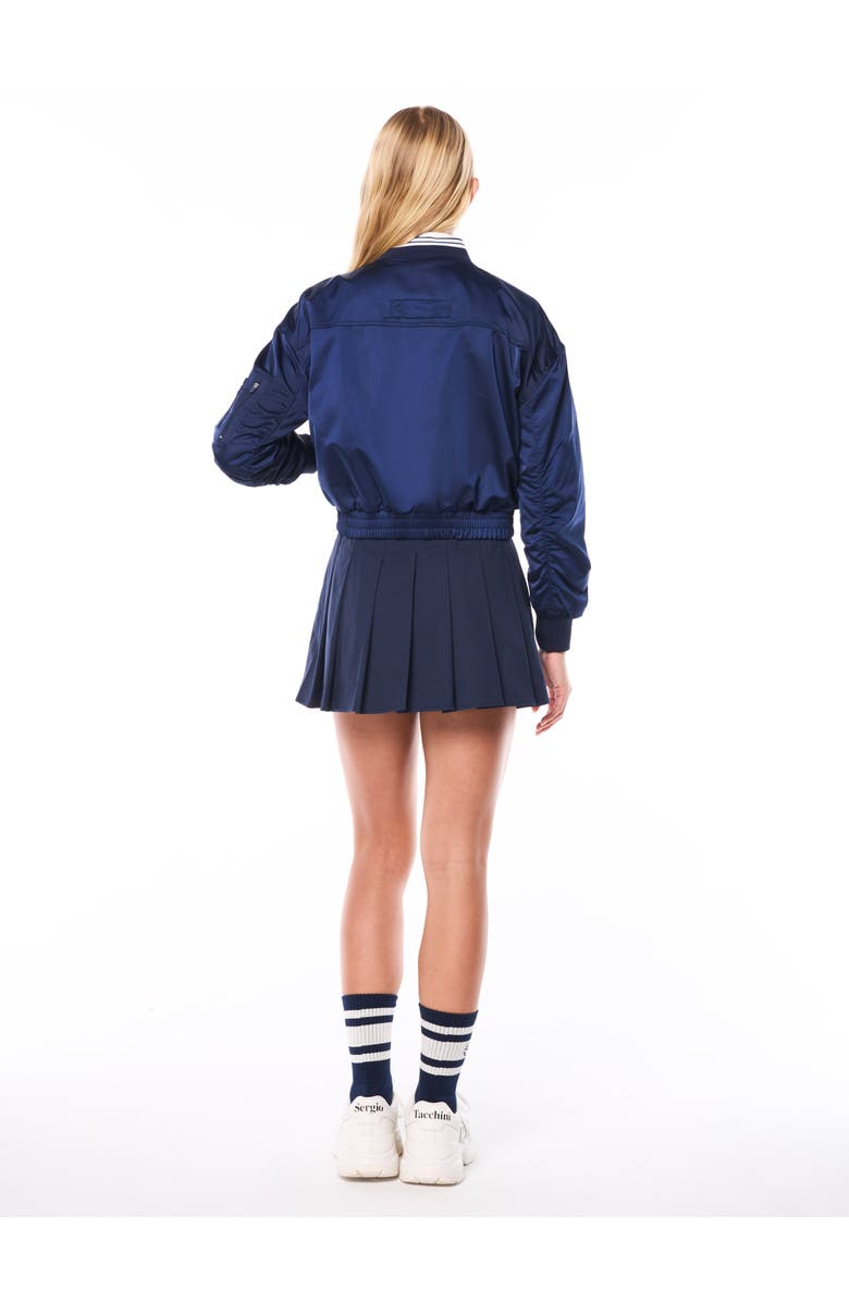 Sergio Tacchini Women's Piano Bomber Jacket, Alternate, color, Maritime Blue